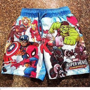 Size 3t Marvel Swim Trunks
